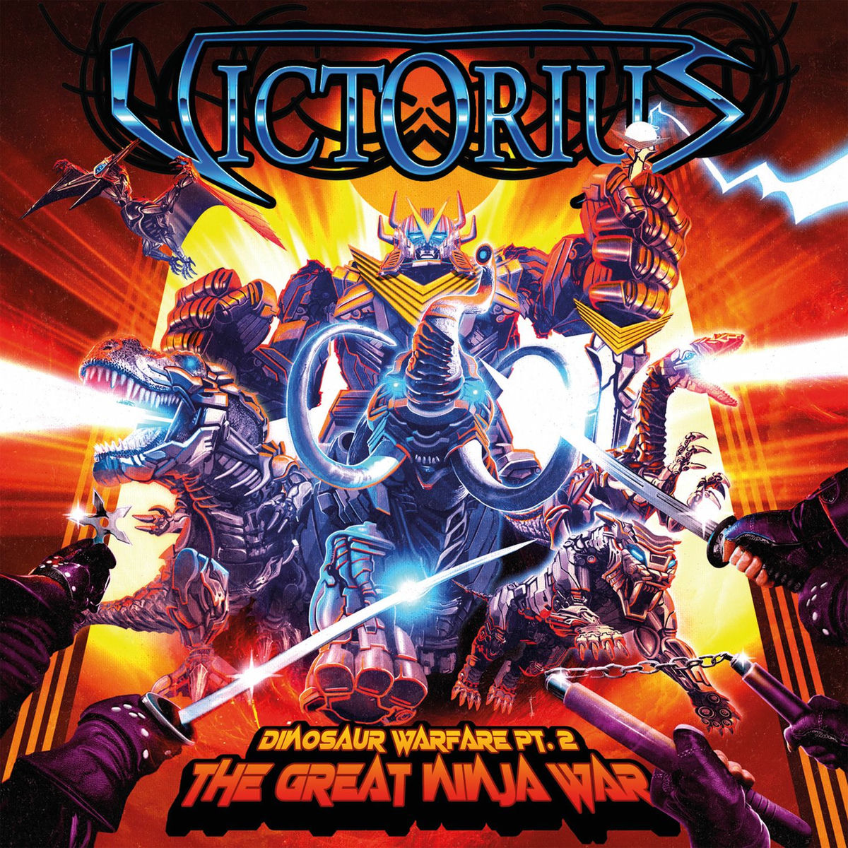 Album cover of Dinosaur Warfare Pt. 2 – The Great Ninja War