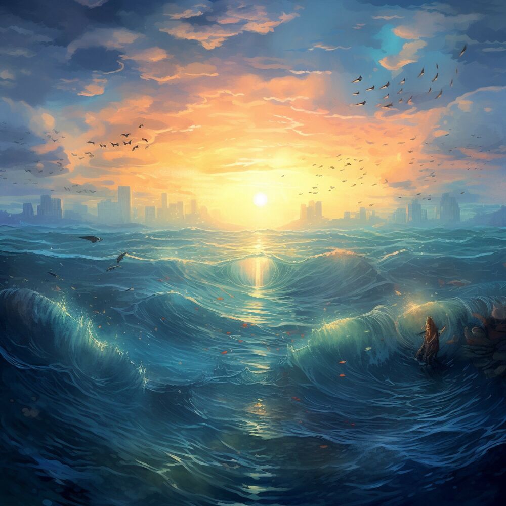 Picture of Tidal Harmonies: Oceanic Resonance Rhapsody