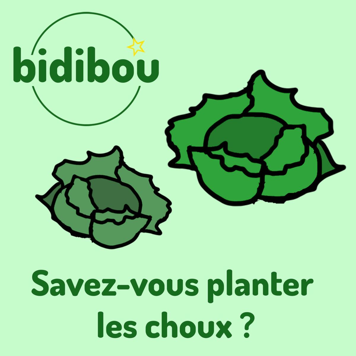 Album cover of Savez-vous planter les choux ?