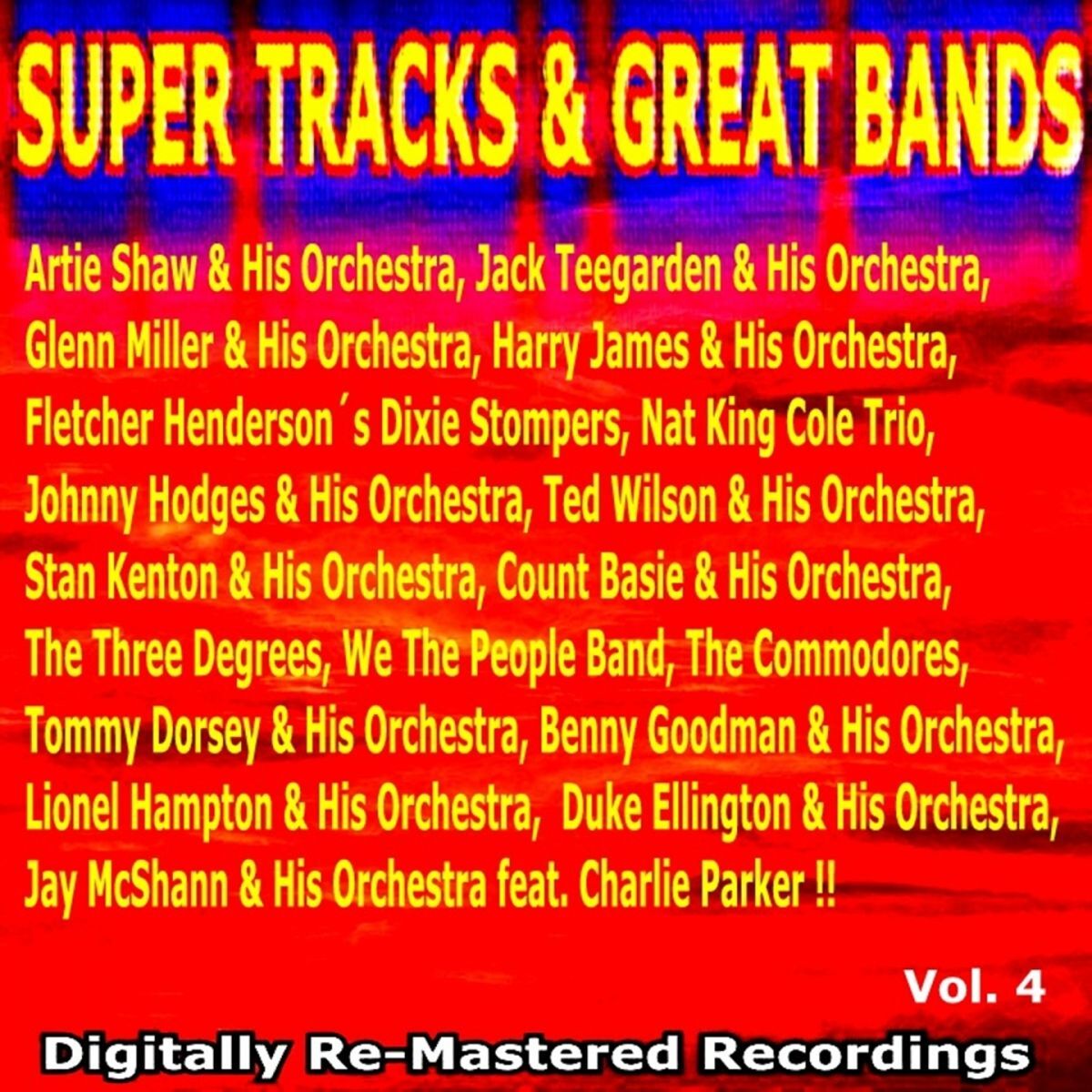 Album cover of Super Tracks & Great Bands Vol. 4