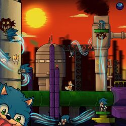 Cover of Oil Ocean Zone Lofi (From "Sonic the Hedgehog 2") (Cover)