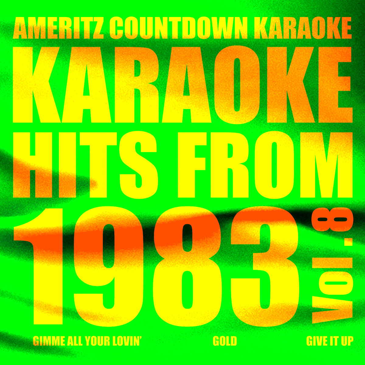 Album cover of Karaoke Hits from 1983, Vol. 8