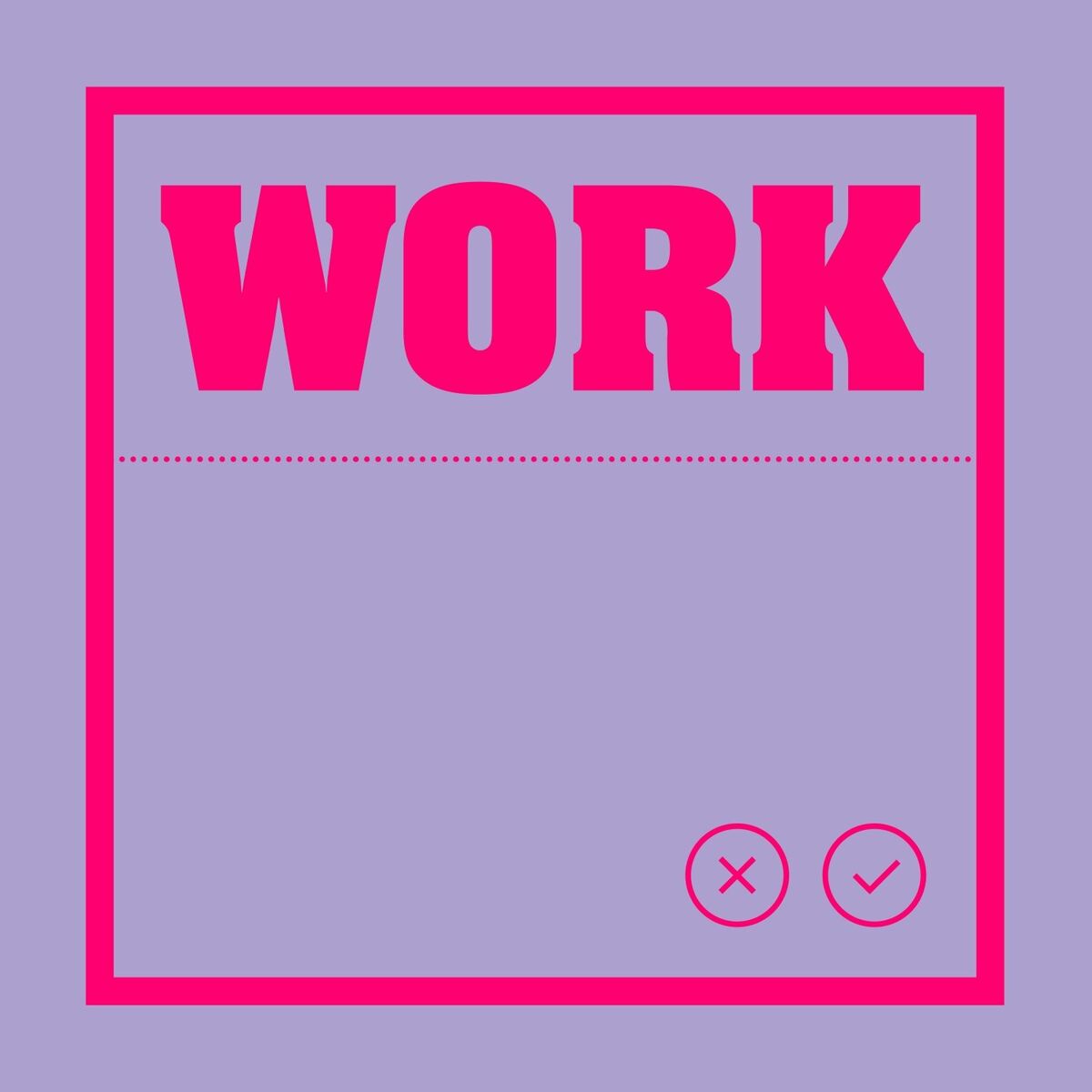 Album cover of Work