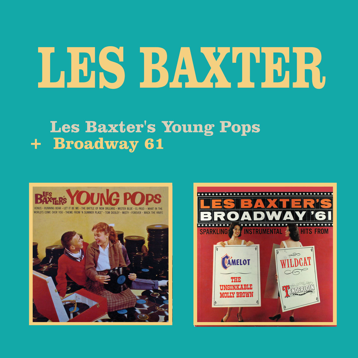 Album cover of Les Baxter's Young Pops + Broadway 61