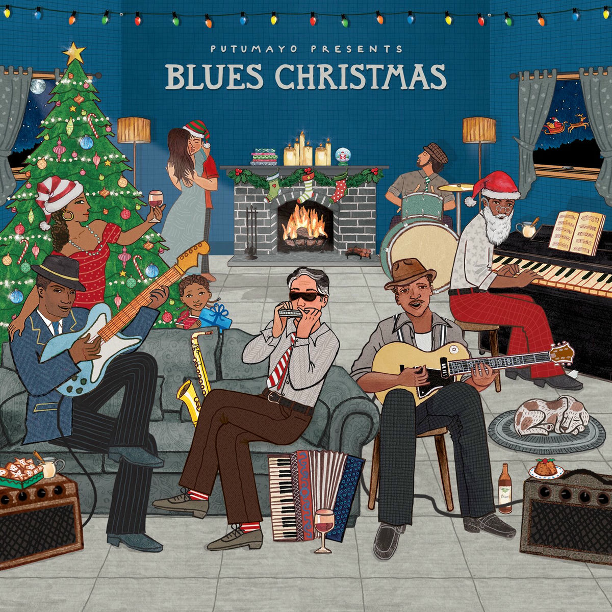 Album cover of Putumayo Presents Blues Christmas