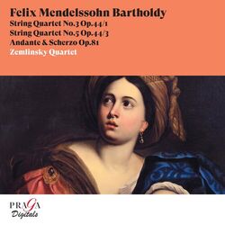 Cover of Felix Mendelssohn Bartholdy: String Quartets Nos. 3 & 5, Andante & Scherzo, Op. 81