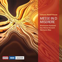 Cover of Hasse: Mass in D minor - Miserere in C minor