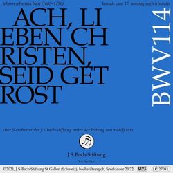 Cover of Bachkantate, BWV 114 - Ach, lieben Christen, seid getrost