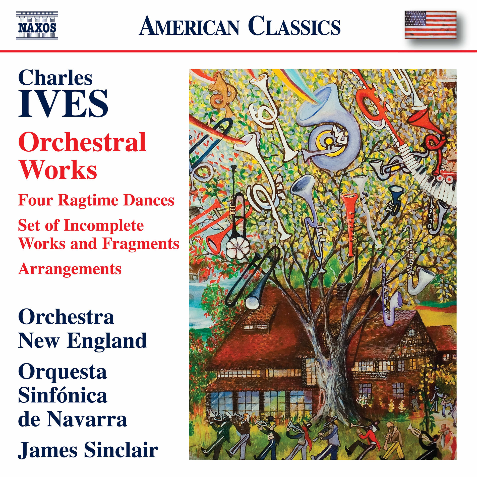 Album cover of Ives: Orchestral Works