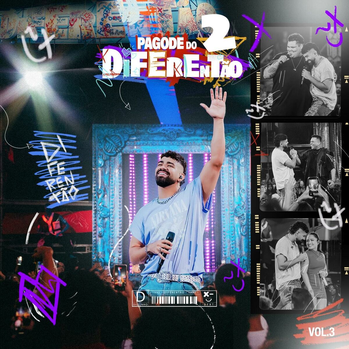 Album cover of Pagode do Diferentão 2 - Vol. 03 Ao Vivo