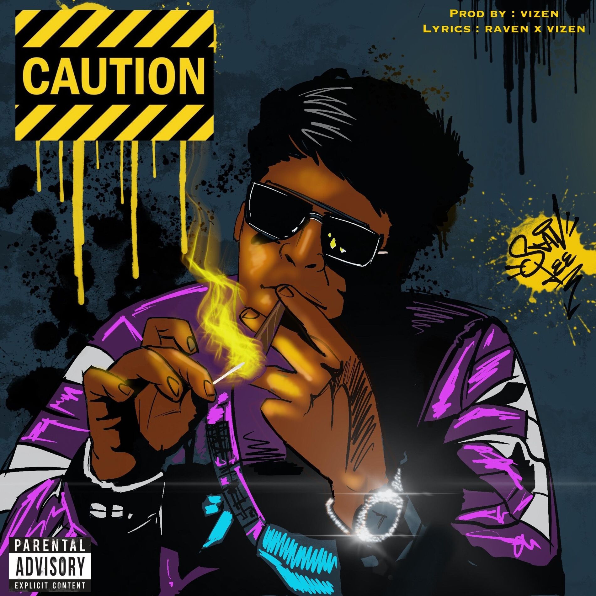 Album cover of CAUTION (feat. RAVEN)