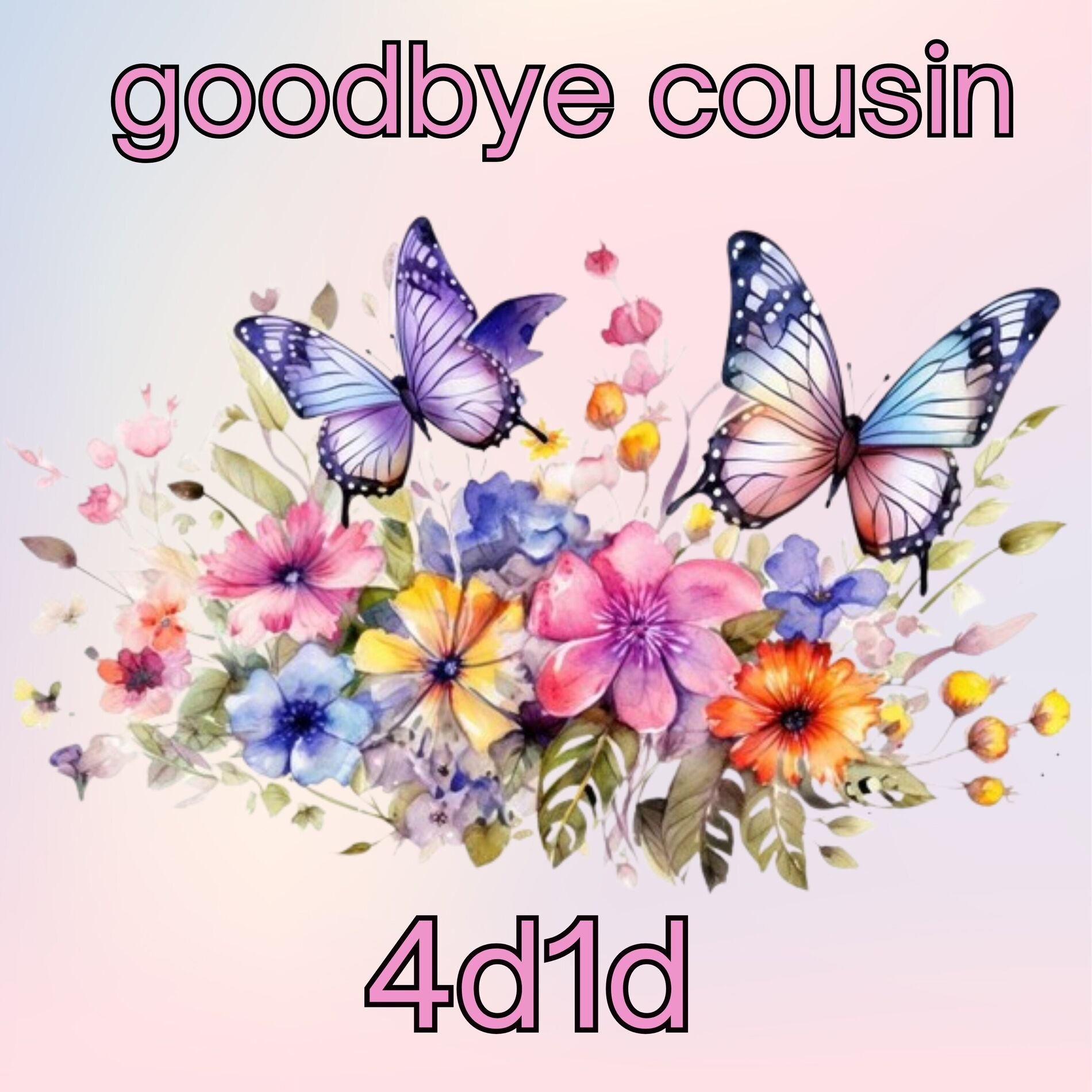 Album cover of goodbye cousin
