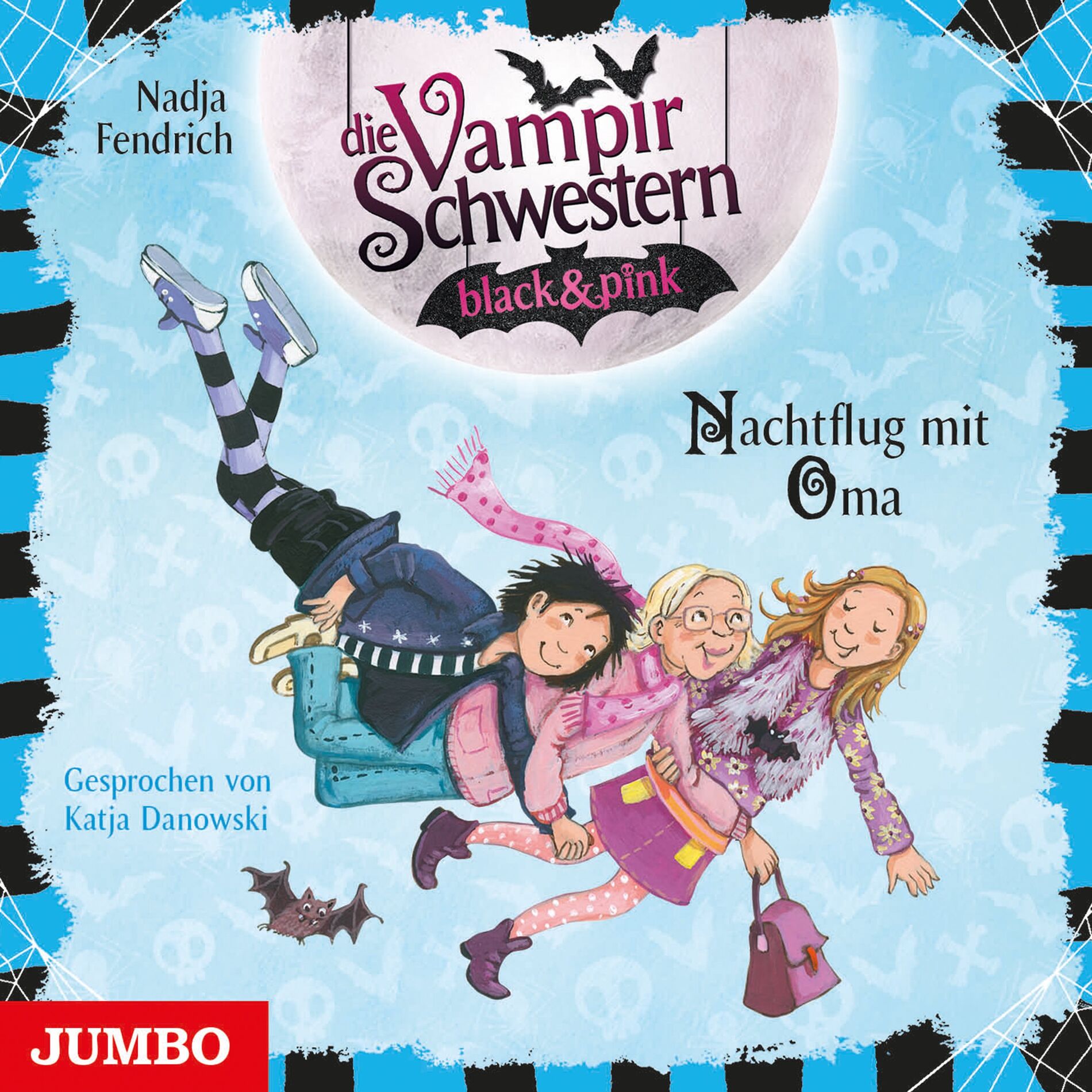 Album cover of Die Vampirschwestern black & pink. Nachtflug mit Oma [Band 5]