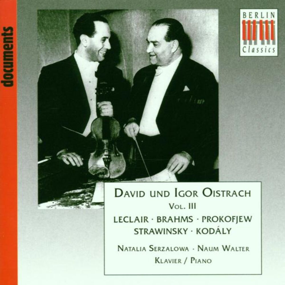 Picture of Leclair, Brahms, Prokofiev, Strawinsky & Kodaly: Violin Recital