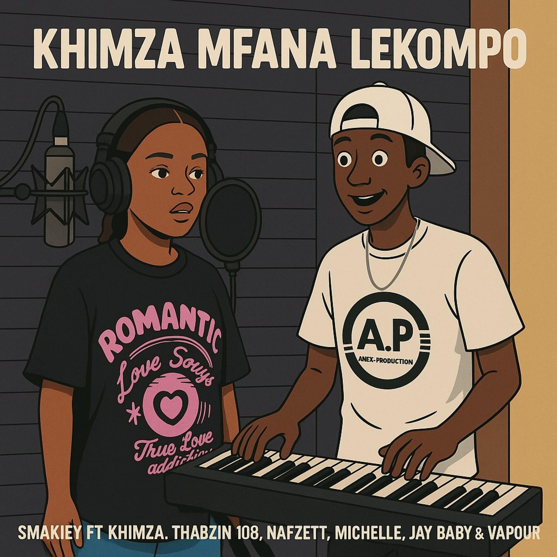 Album cover of Khimza Mfana Lekompo (feat. Smakiey Wabo Rinne, Khimza Ngwana, Thabzin 108, Nafzett, Michelle, Jay baby & Vapour)