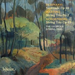 Cover of Dohnányi, Schoenberg & Martinů: String Trios