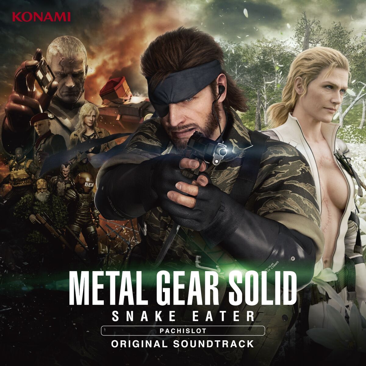 Album cover of PACHISLOT METAL GEAR SOLID SNAKE EATER ORIGINAL SOUNDTRACK