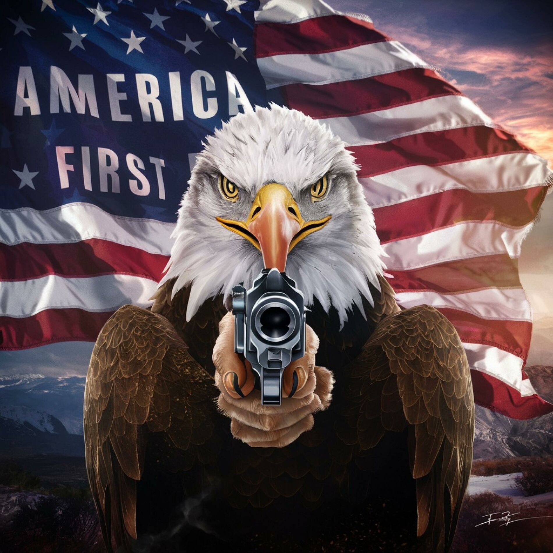 Album cover of America First (feat. Valentina Gomez)