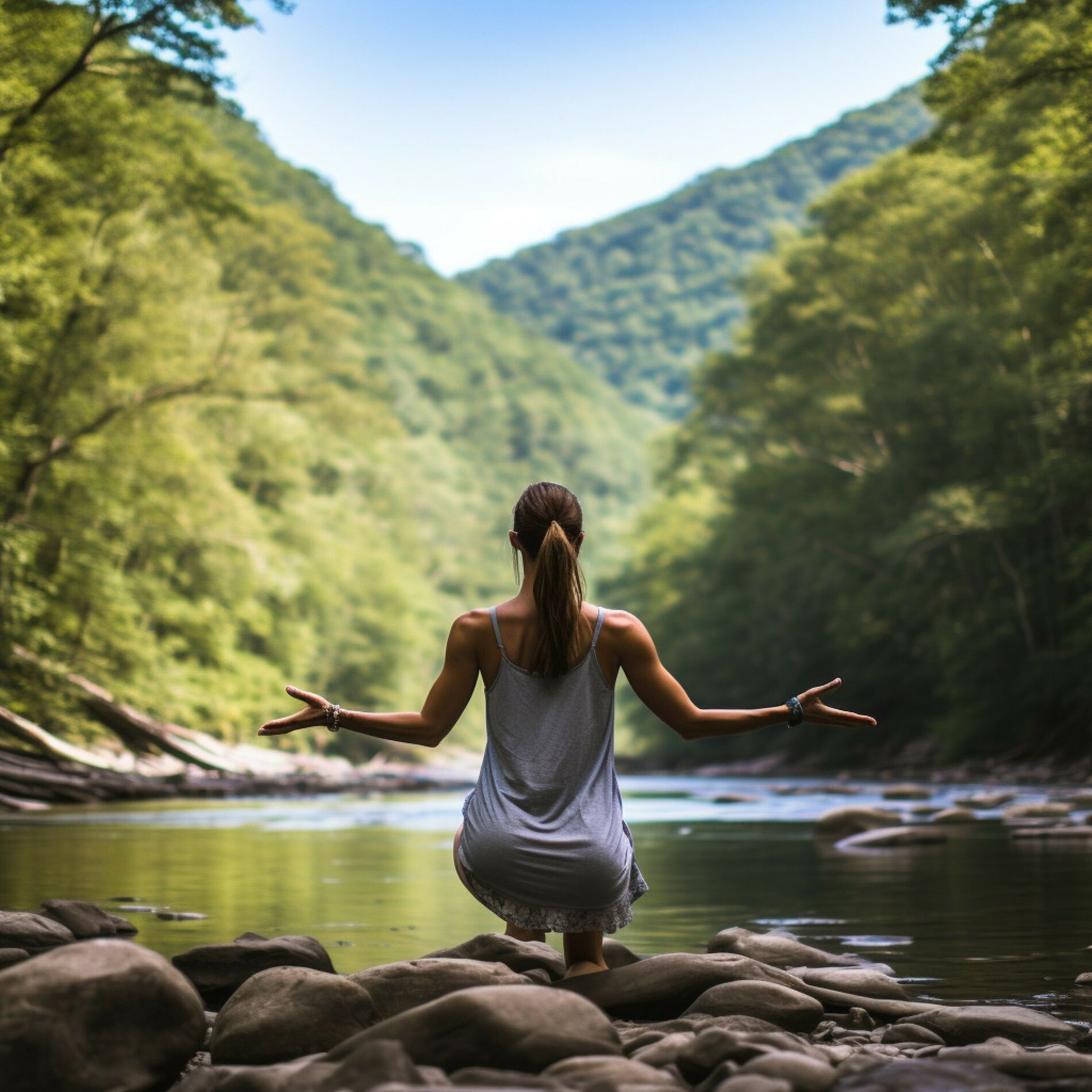 Album cover of River Ambiance: Yoga Flow Harmonies