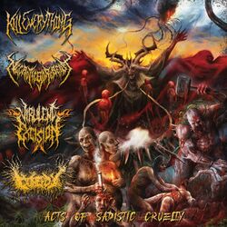 Cover of Acts Of Sadistic Cruelty: 4 Way Split
