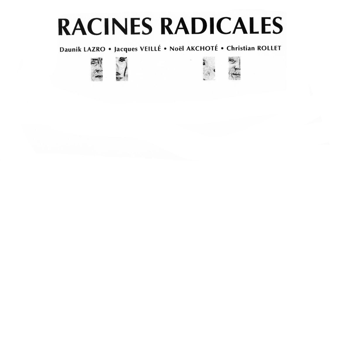 Album cover of Racines radicales