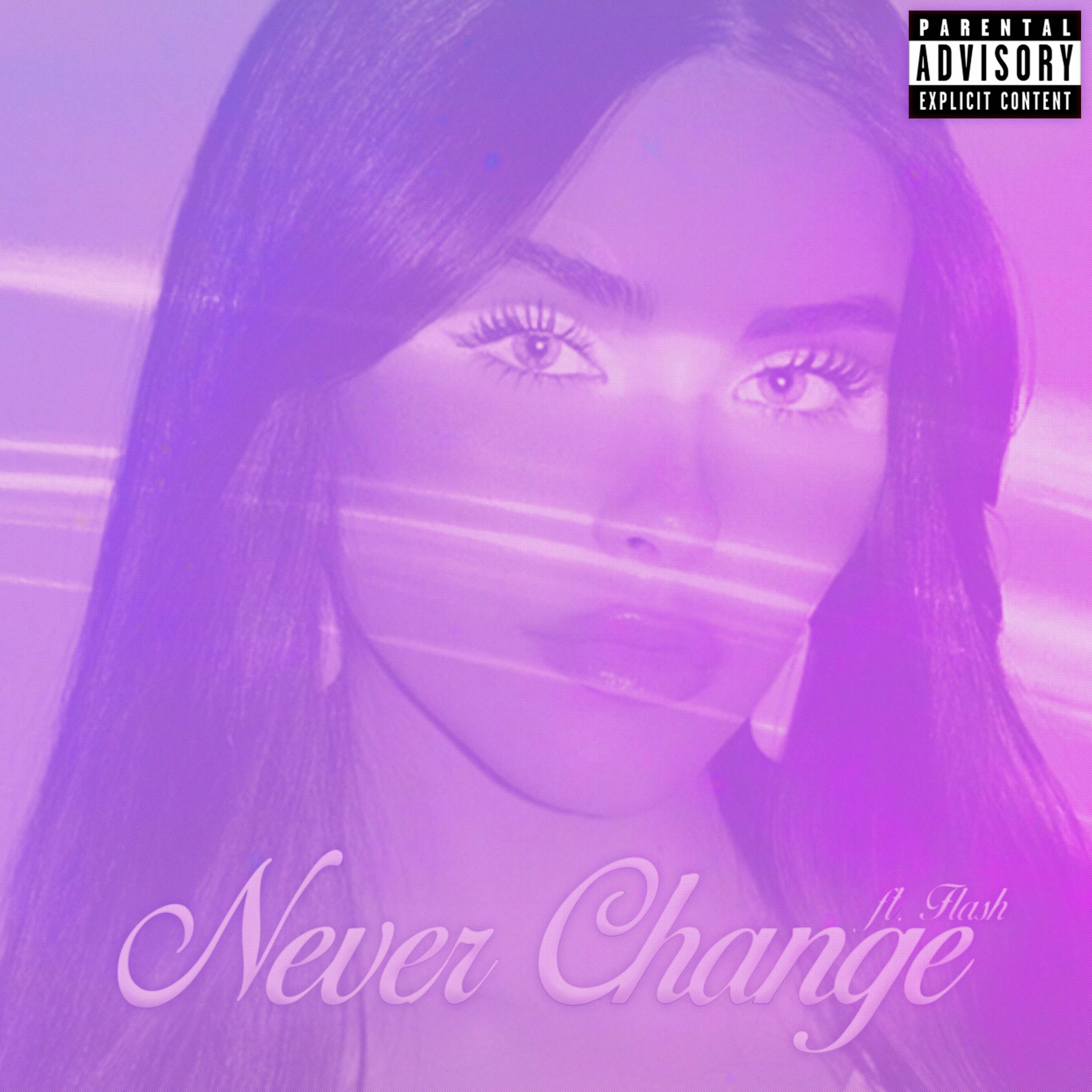 Album cover of never change (feat. Flash)