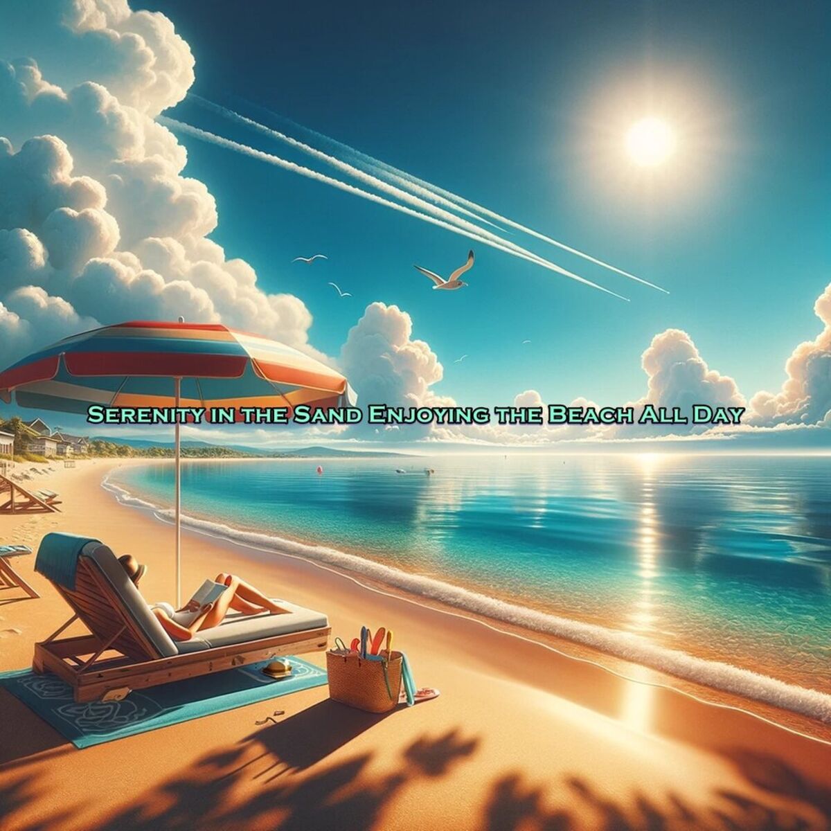 Album cover of Serenity in the Sand Enjoying the Beach All Day
