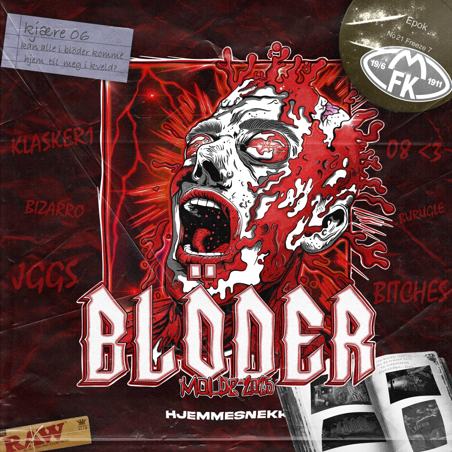 Album cover of Blöder 2025 (Hjemmesnekk) (feat. J-Dog, Razclatt, VASSY & Just Dance)