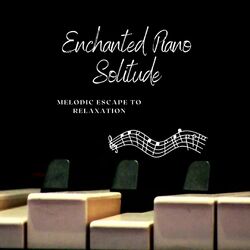 Cover of Enchanted Piano Solitude: Melodic Escape to Relaxation