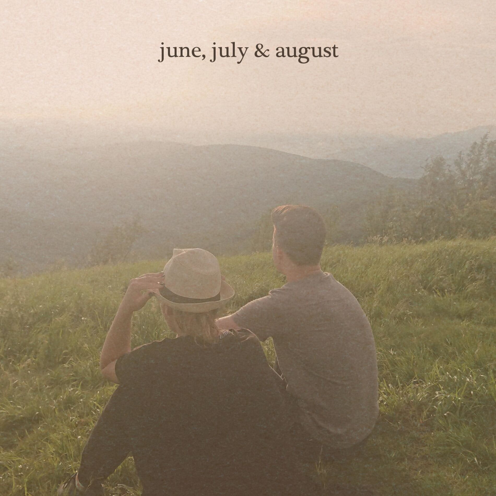 Album cover of june, july & august
