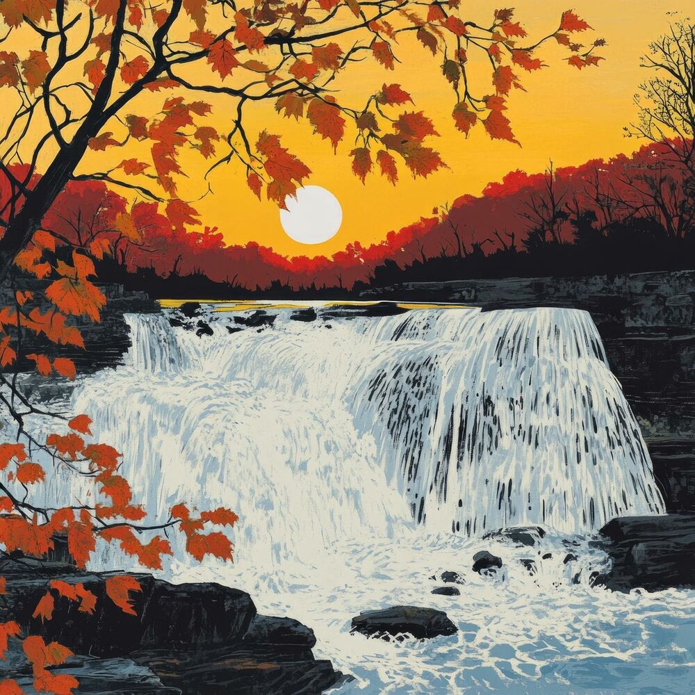 Picture of Echoes of Time: Shifting Patterns in the Waterfall World