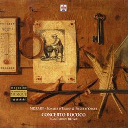 Cover of Mozart : Sonates d'église & pièces d'orgue