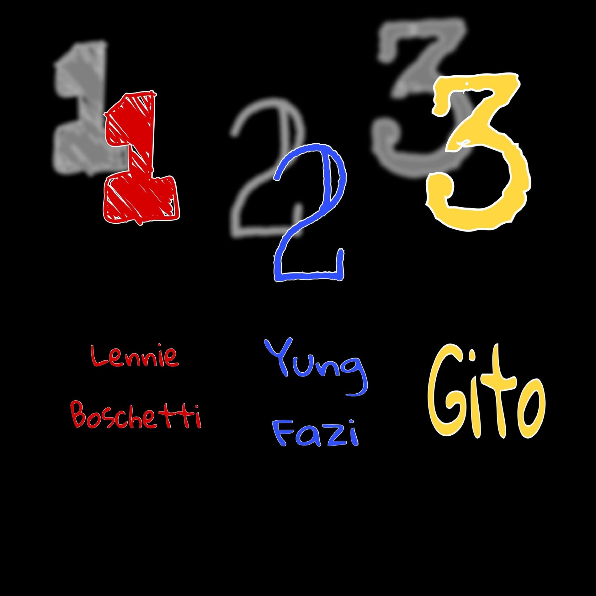 Album cover of 123 (feat. Gito & Yung Fazi)