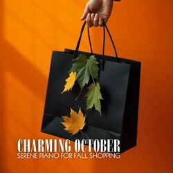 Cover of Charming October: Serene Piano for Fall Shopping