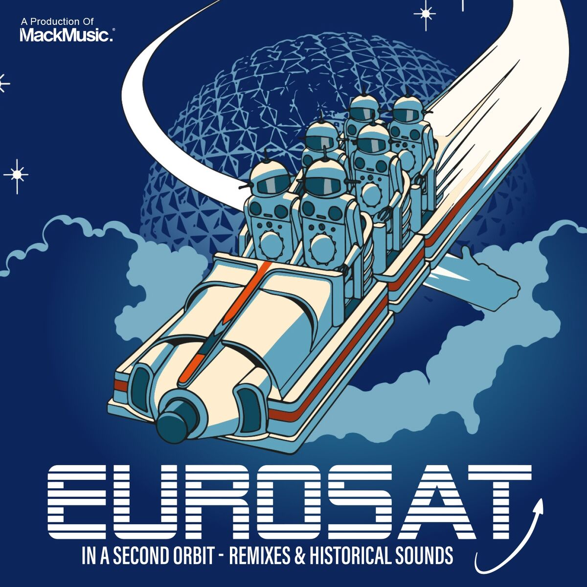 Album cover of Eurosat - In a Second Orbit (Remixes & Historical Sounds)