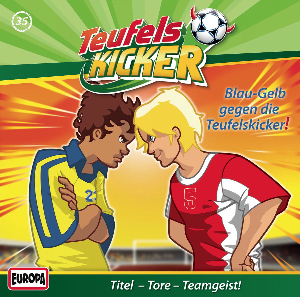 Album cover of 35 - Blau-Gelb gegen die Teufelskicker!