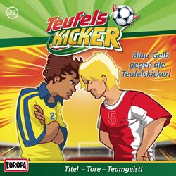 Cover of 35/Blau-Gelb gegen die Teufelskicker!