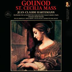 Cover of Gounod: St. Cecilia Mass by Jean-Claude Hartemann (2023 Remastered, Paris 1963)