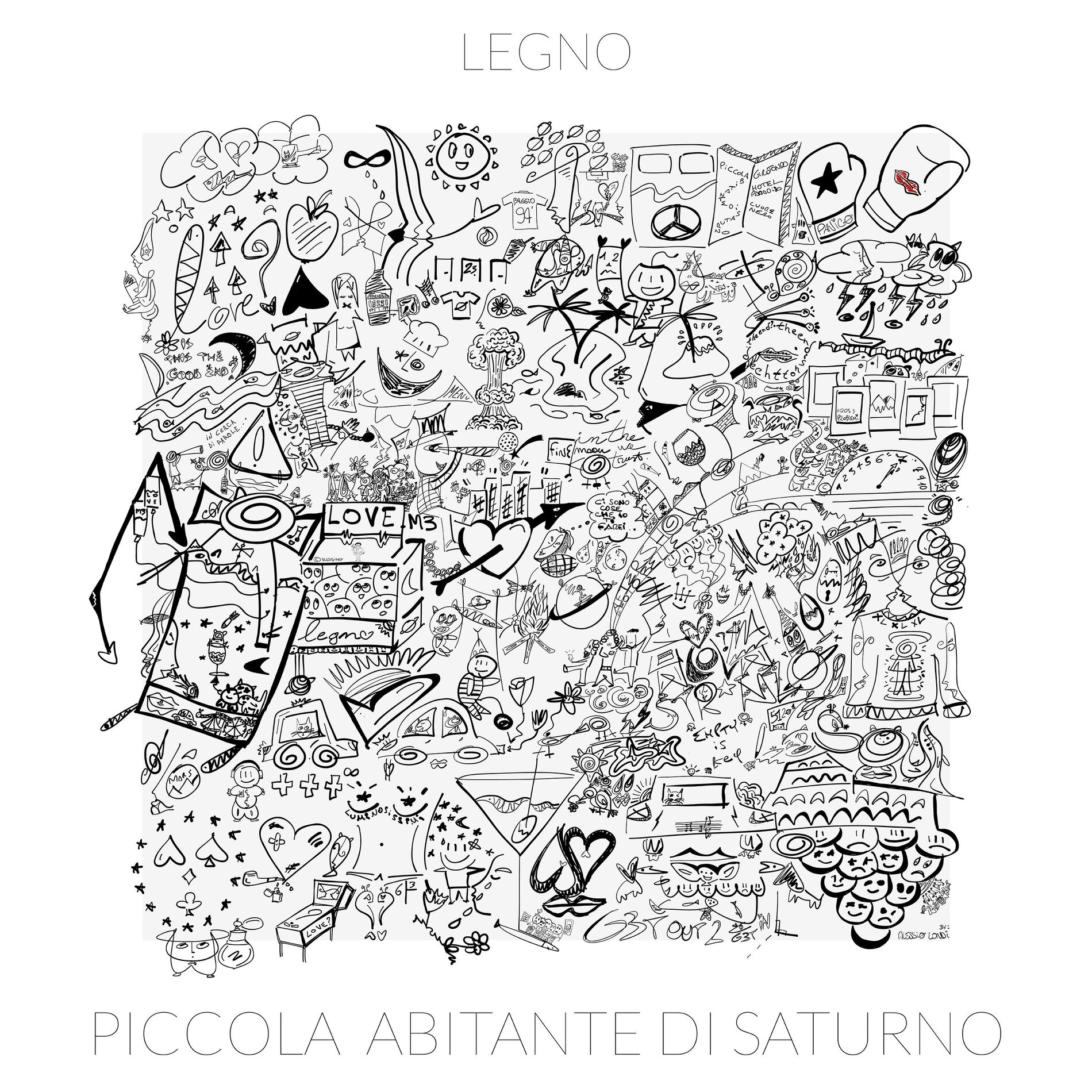 Album cover of Piccola abitante di Saturno