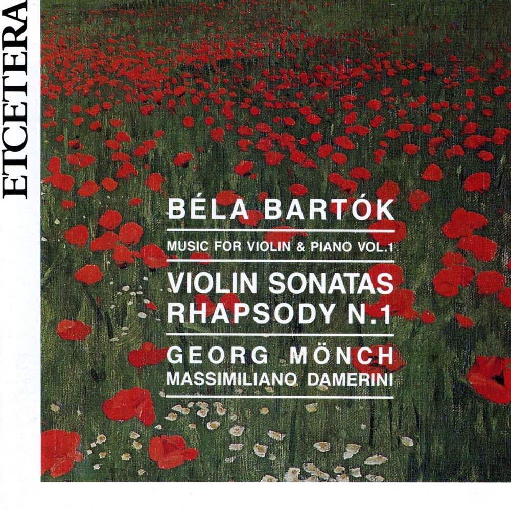 Picture of Bartok, Music for violin and piano Vol. 1, Sonatas and Rhapsody