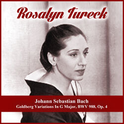 Cover of Johann Sebastian Bach: Goldberg Variations In G Major, BWV 988, Op. 4