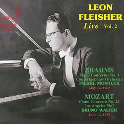 Cover of Leon Fleisher, Vol. 2: Brahms & Mozart (Live)