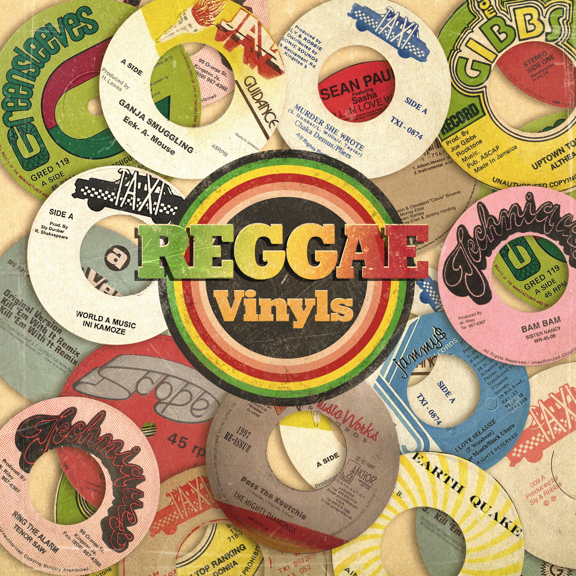 Album cover of Reggae Vinyls: Legendary Hits from Jamaica