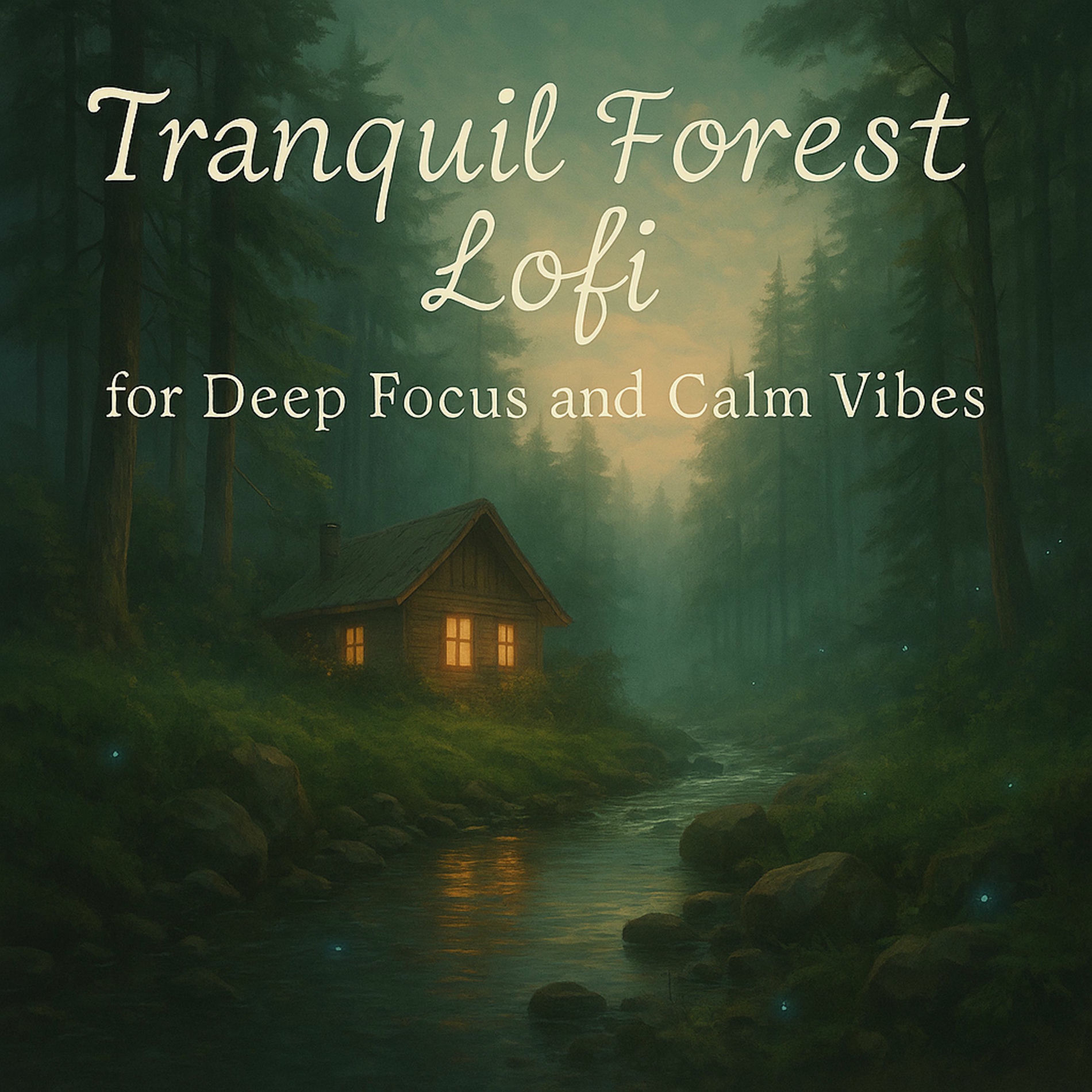 Album cover of Tranquil Forest Lofi for Deep Focus and Calm Vibes