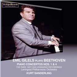 Cover of Beethoven: Piano Concertos Nos. 1 & 4