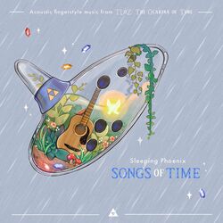 Cover of Songs of Time: Fingerstyle Guitar Music from The Legend of Zelda: Ocarina of Time (with Rain)