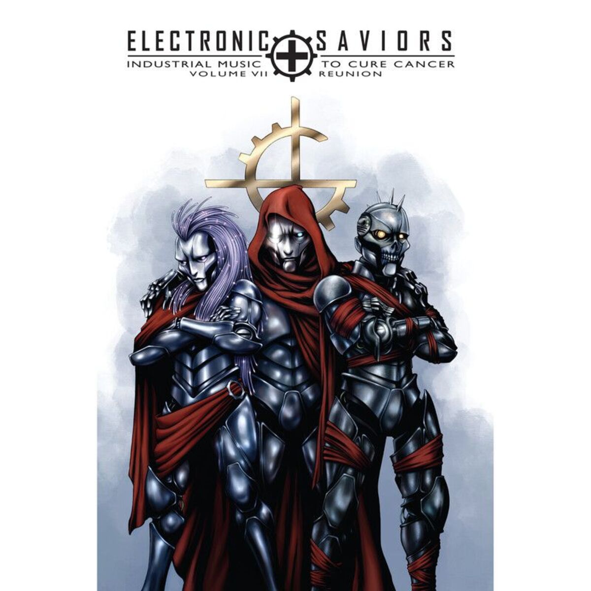 Album cover of Electronic Saviors: Industrial Music to Cure Cancer, Vol. 7 ReUnion