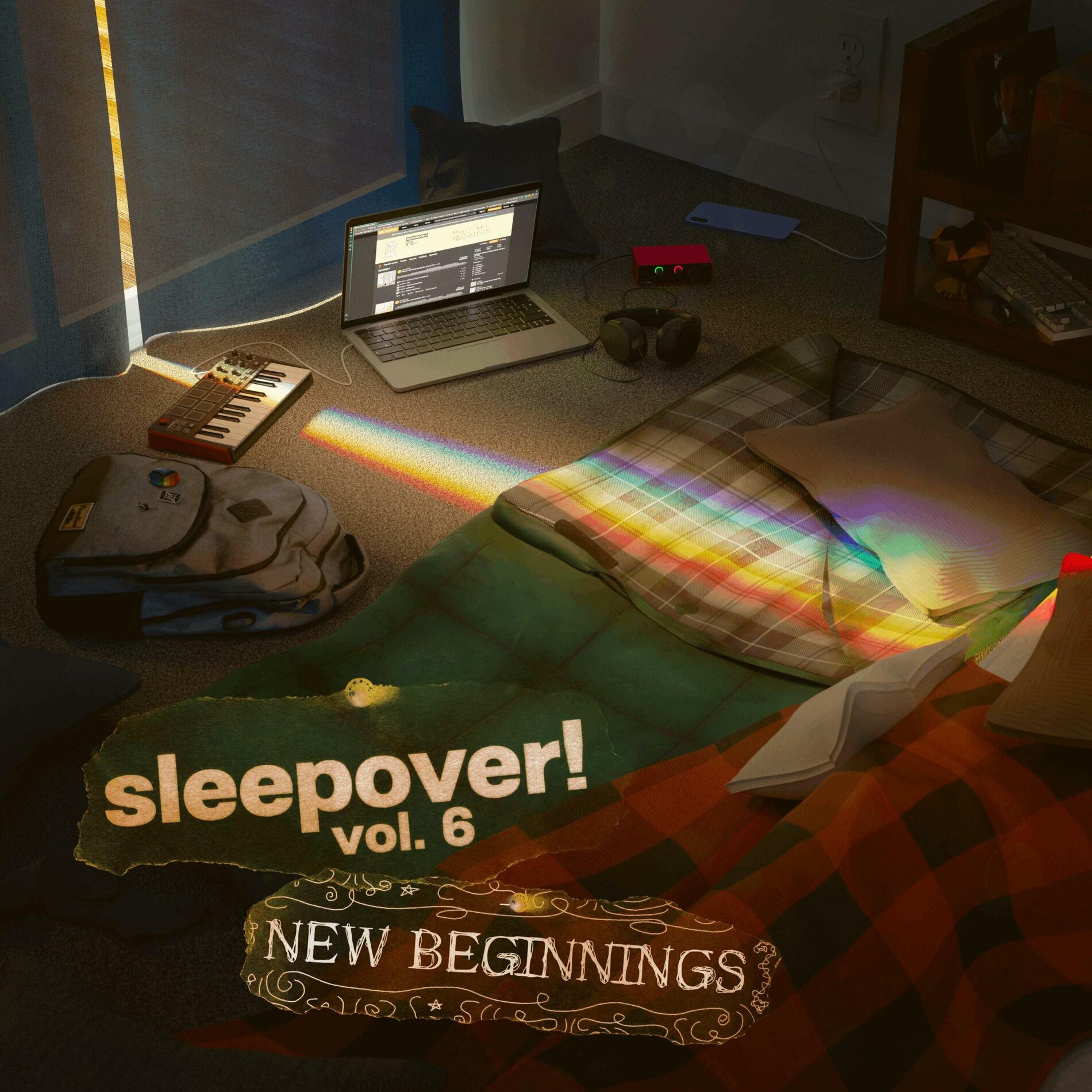 Album cover of sleepover!, vol 6: NEW BEGINNINGS
