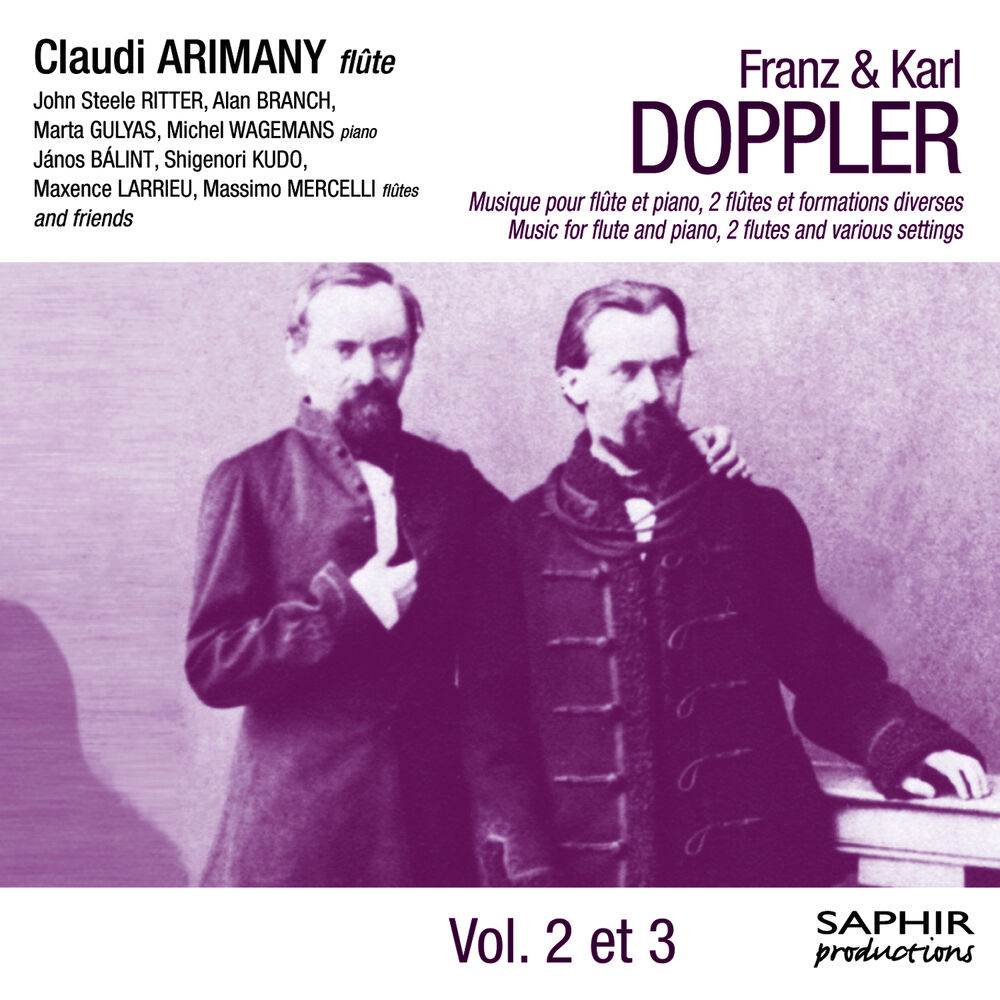 Picture of Doppler: Musique pour flûte et piano, deux flûtes et formations diverses (Vol. 2 & 3)