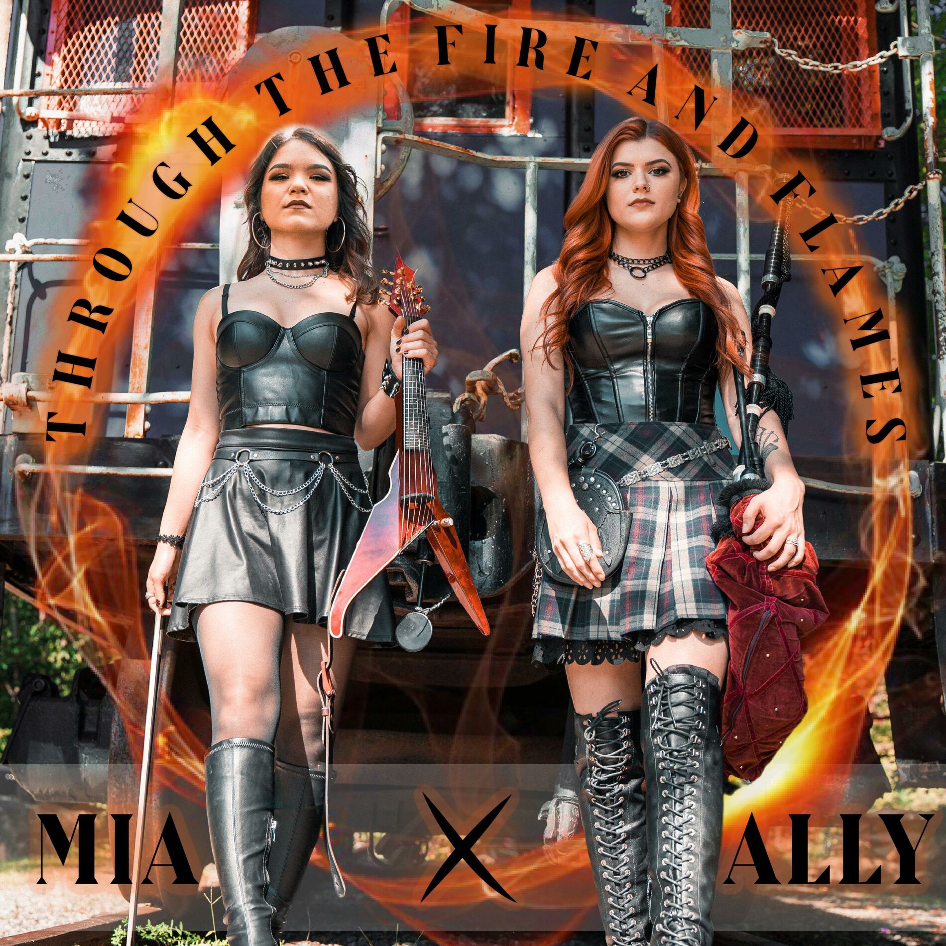 Album cover of Through the Fire and Flames